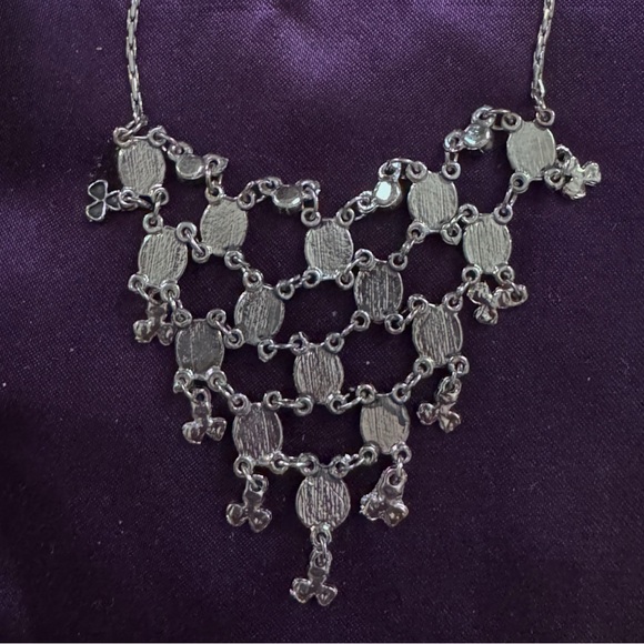 Vintage Turquoise and Silver Necklace with Earrings Set - Picture 4 of 4